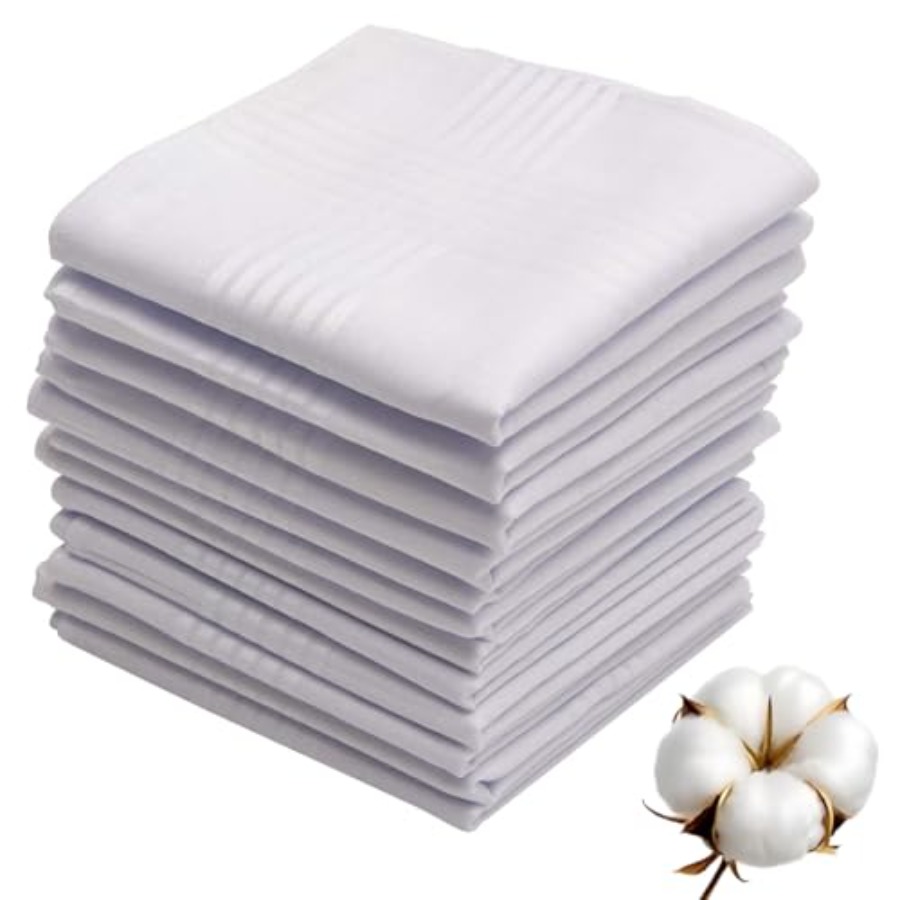Handkerchief Cotton Men - Cotton Handkerchiefs for Men- Aggressively Absorbing