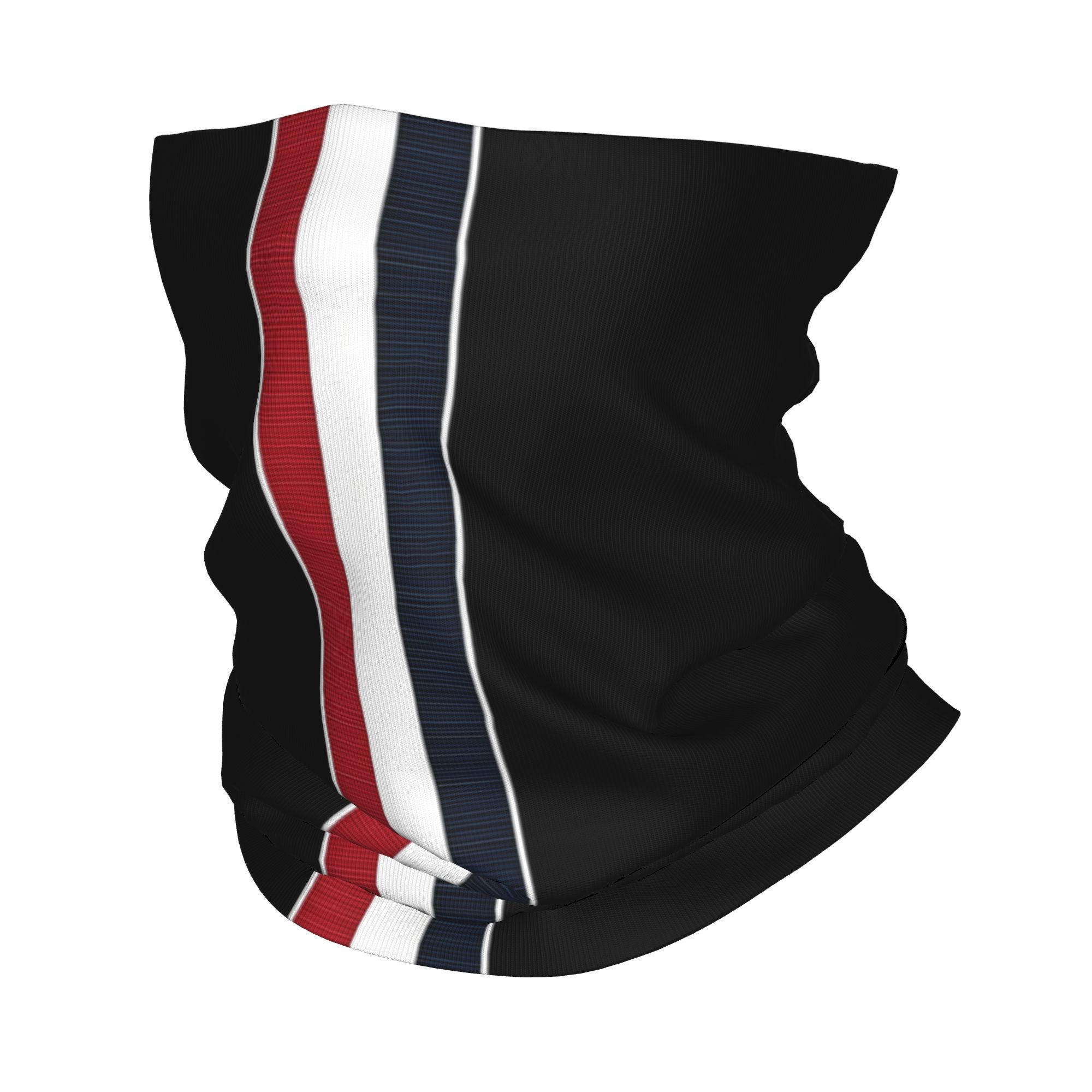 Neck Warmer Tube - Custom French Flag Stripes Bandana Neck