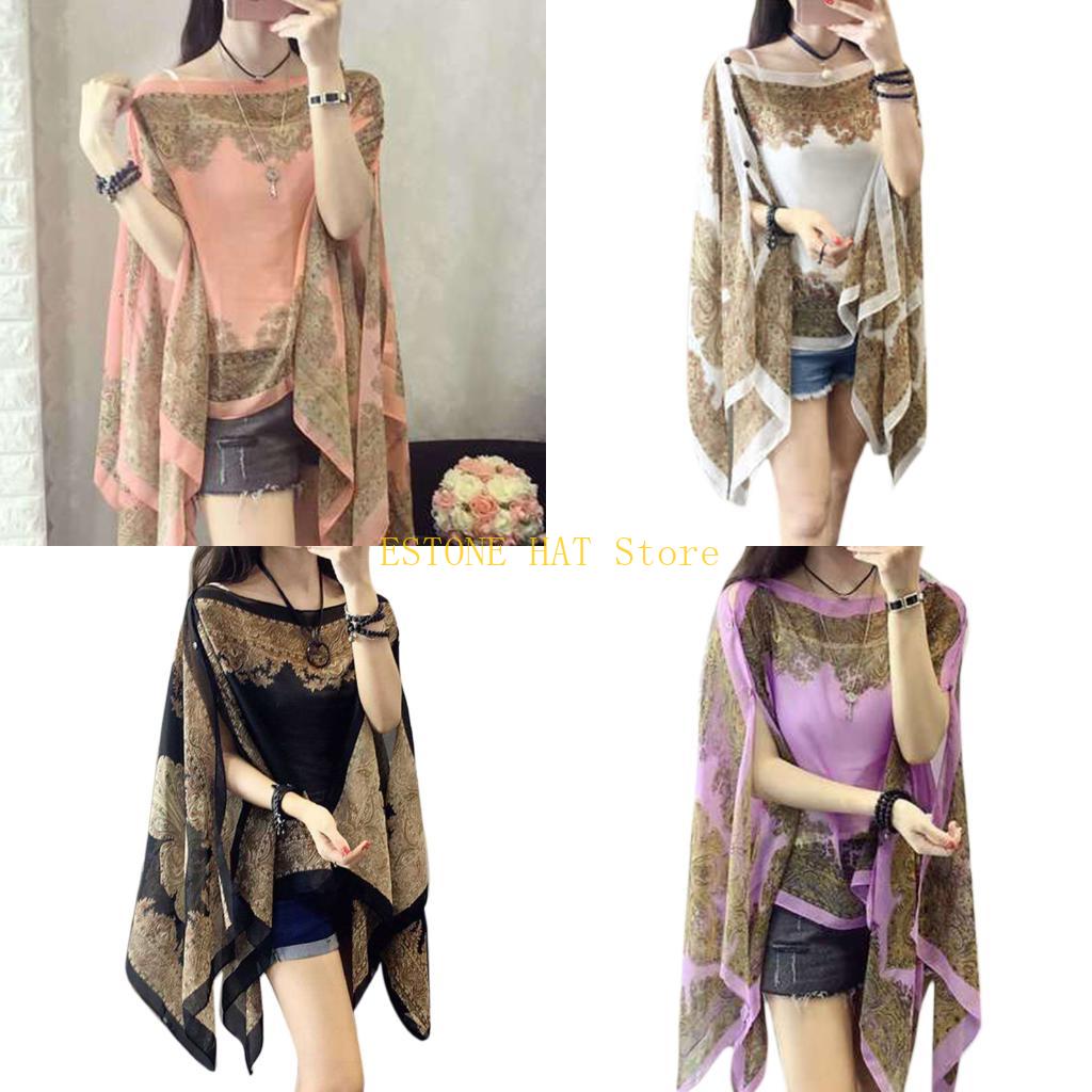 49MF Large Size Women Beach Bl - Pashmina Wrap Large บทวิจารณ์และราคา