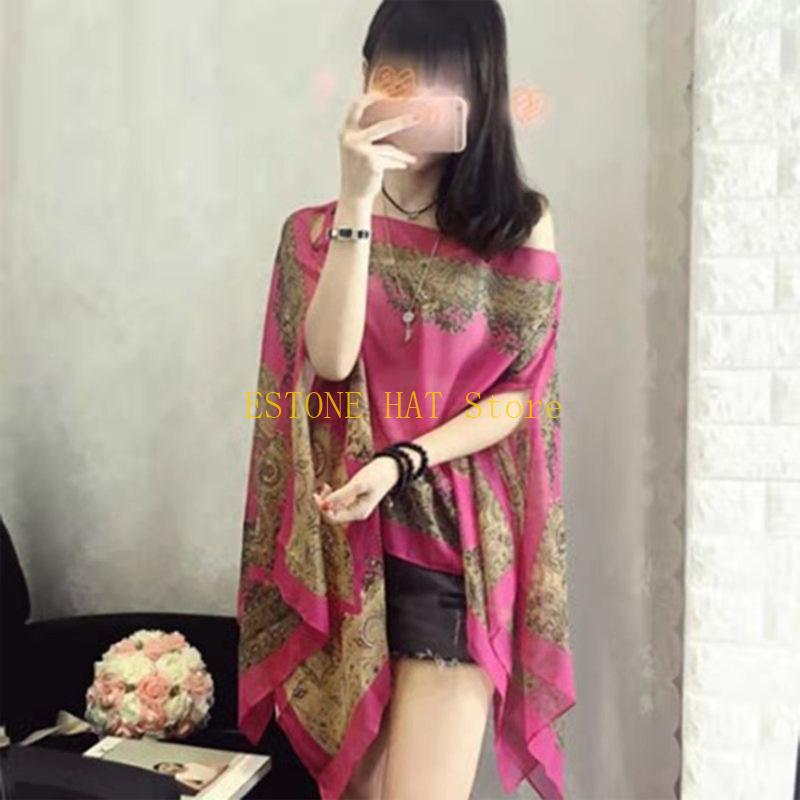 49MF Large Size Women Beach Bl - Pashmina Wrap Large บทวิจารณ์และราคา