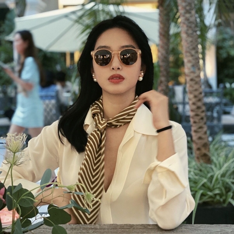 Stripe Print 100% Silk Neck He - Silk Tie Striped บทวิจารณ์และราคา