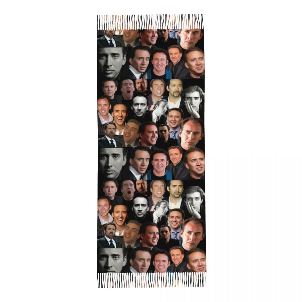 Nicolas Cage Colllage Shawl Wr - Pashmina Wrap Large บทวิจารณ์และราคา