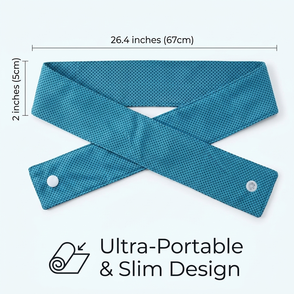 Cooling Neck Gaiter Scarf Band - Silk Neck Scarf บทวิจารณ์และราคา