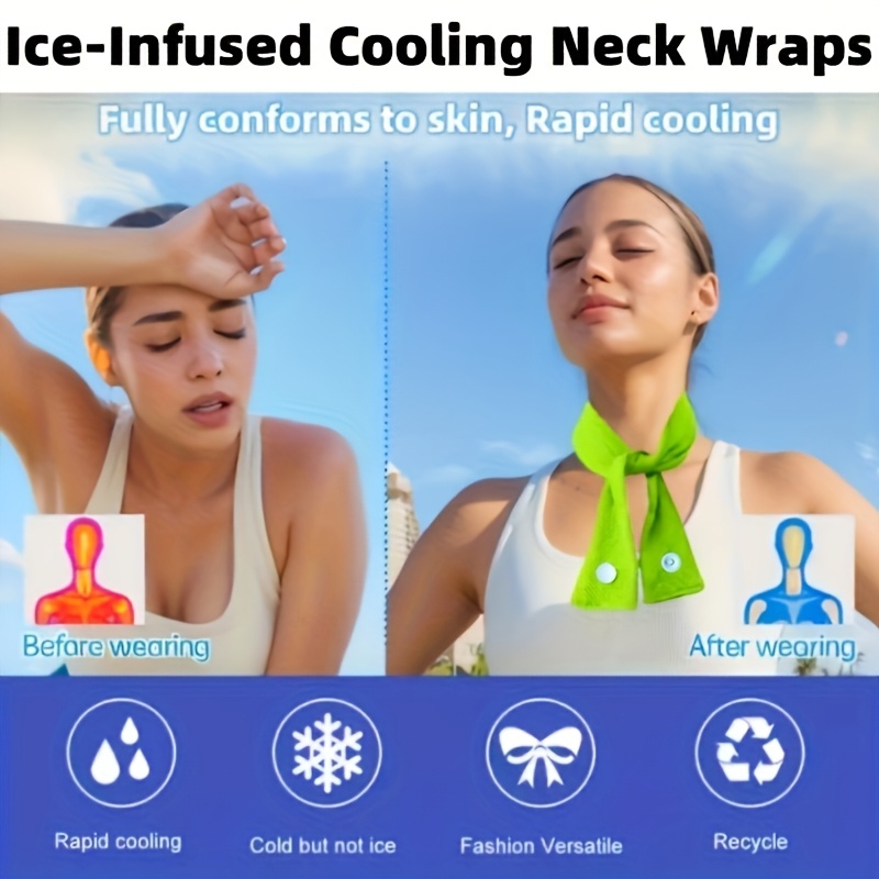 Cooling Neck Gaiter Scarf Band - Silk Neck Scarf บทวิจารณ์และราคา