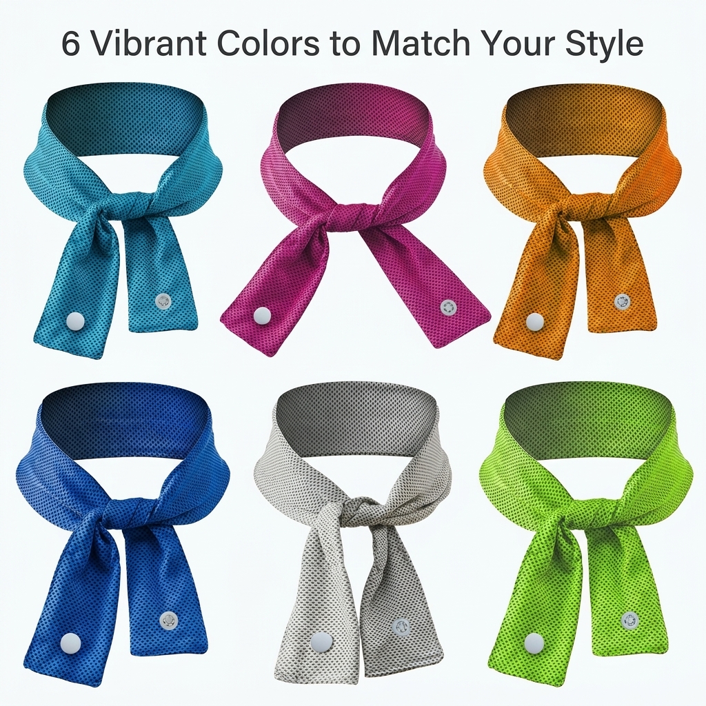 Cooling Neck Gaiter Scarf Band - Silk Neck Scarf บทวิจารณ์และราคา