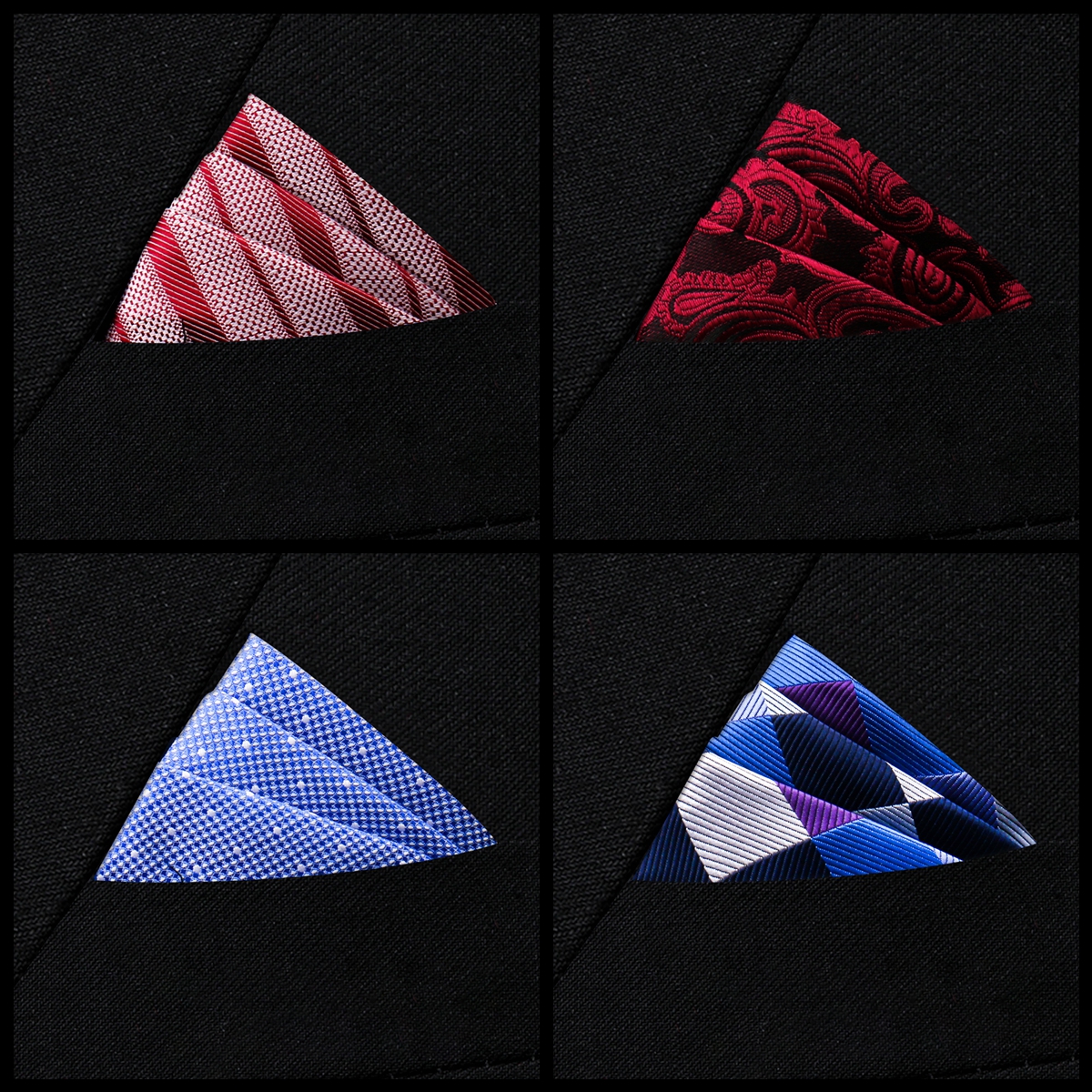 Pocket Square High Grade New S - Pocket Square Set บทวิจารณ์และราคา