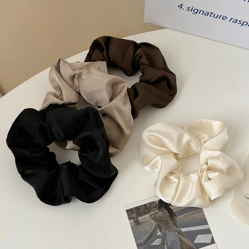 Vintage Silk Hair Scrunchies E - Silk Tie Striped บทวิจารณ์และราคา