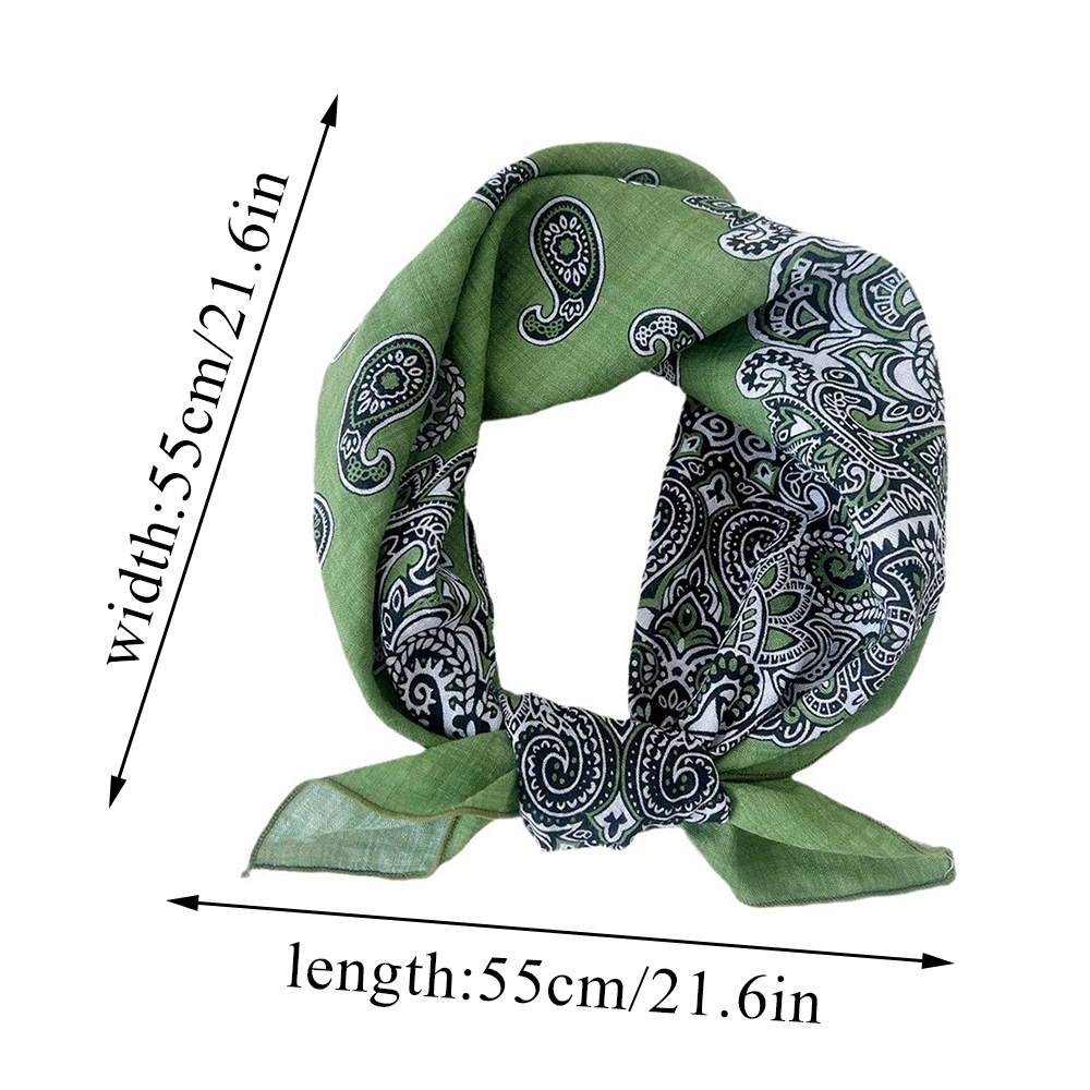 Luxury Floral Print Cotton Lin - Ascot Neck Scarf บทวิจารณ์และราคา