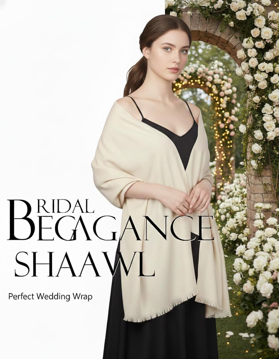 Shawl Wraps for Women Pashmina - Pashmina Wrap Large บทวิจารณ์และราคา