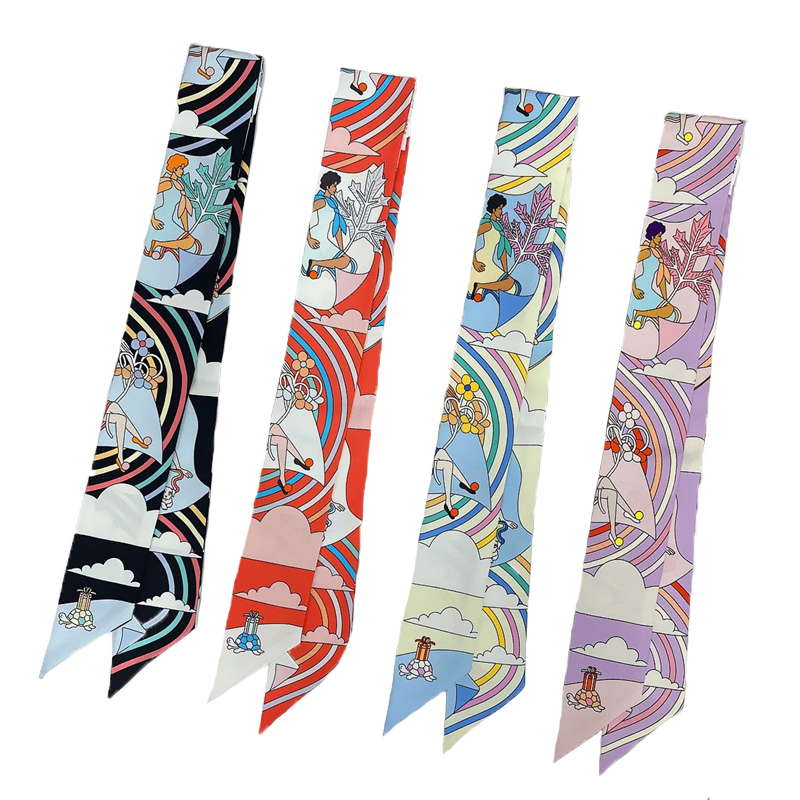 Women 100% Mulberry Silk Scarf - Silk Neck Scarf บทวิจารณ์และราคา