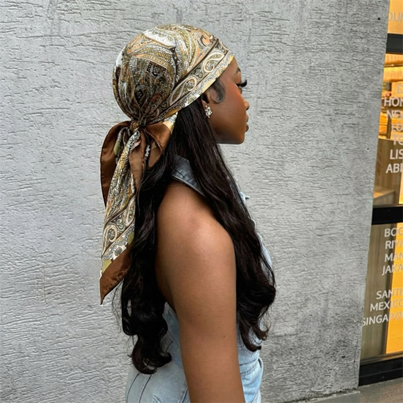 Women Spring Summer Square Sca - Scarf Silk Square บทวิจารณ์และราคา