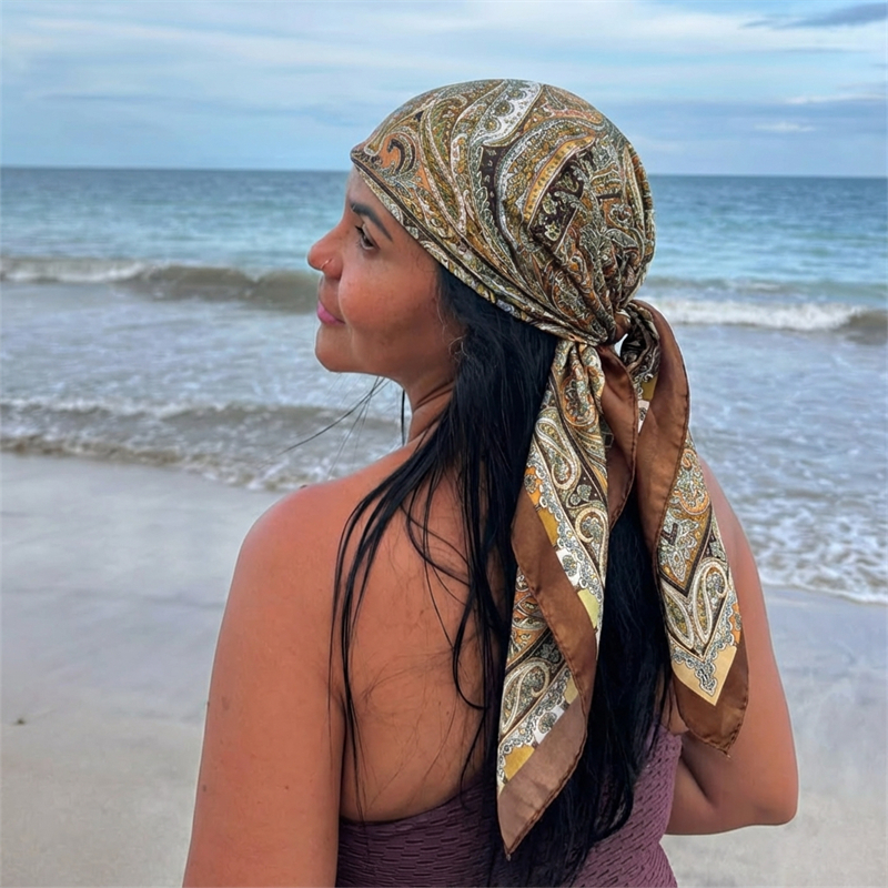 Women Spring Summer Square Sca - Scarf Silk Square บทวิจารณ์และราคา