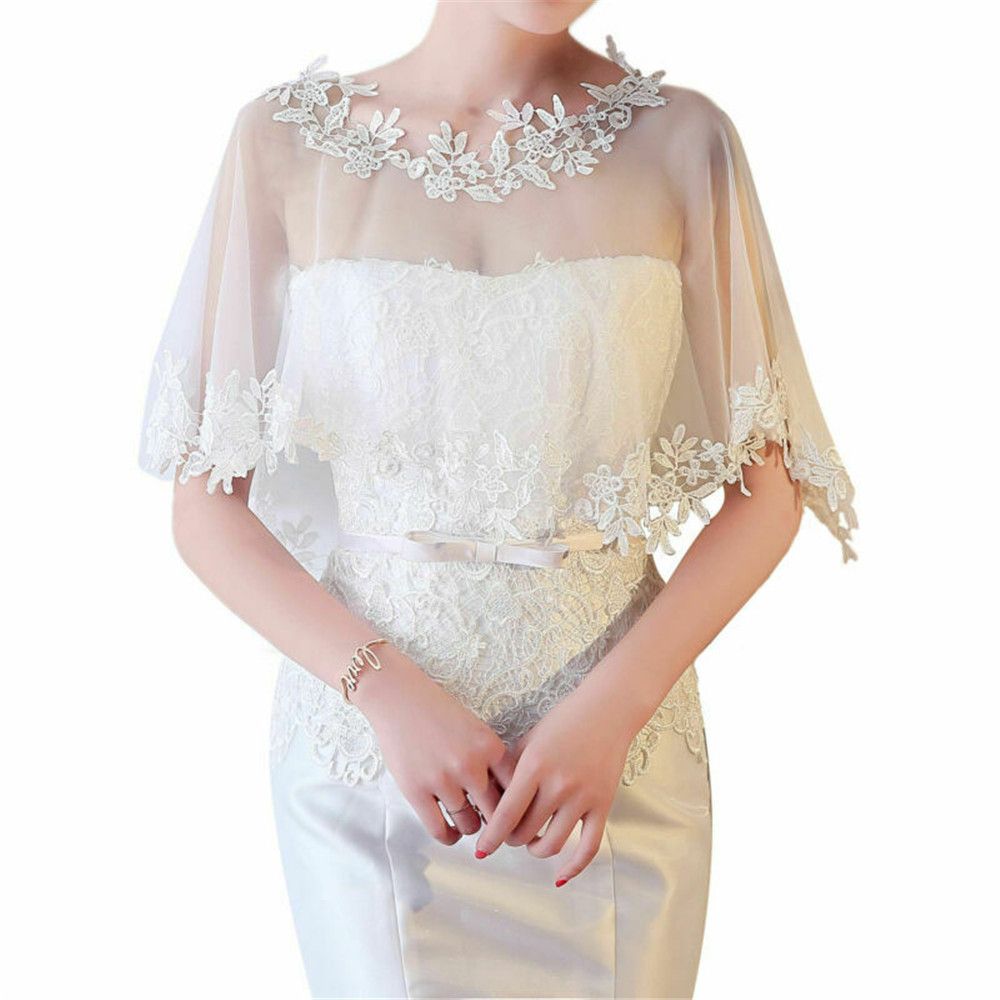 Fashion Casual Bridal Wedding  - Stole Wedding Shawl บทวิจารณ์และราคา