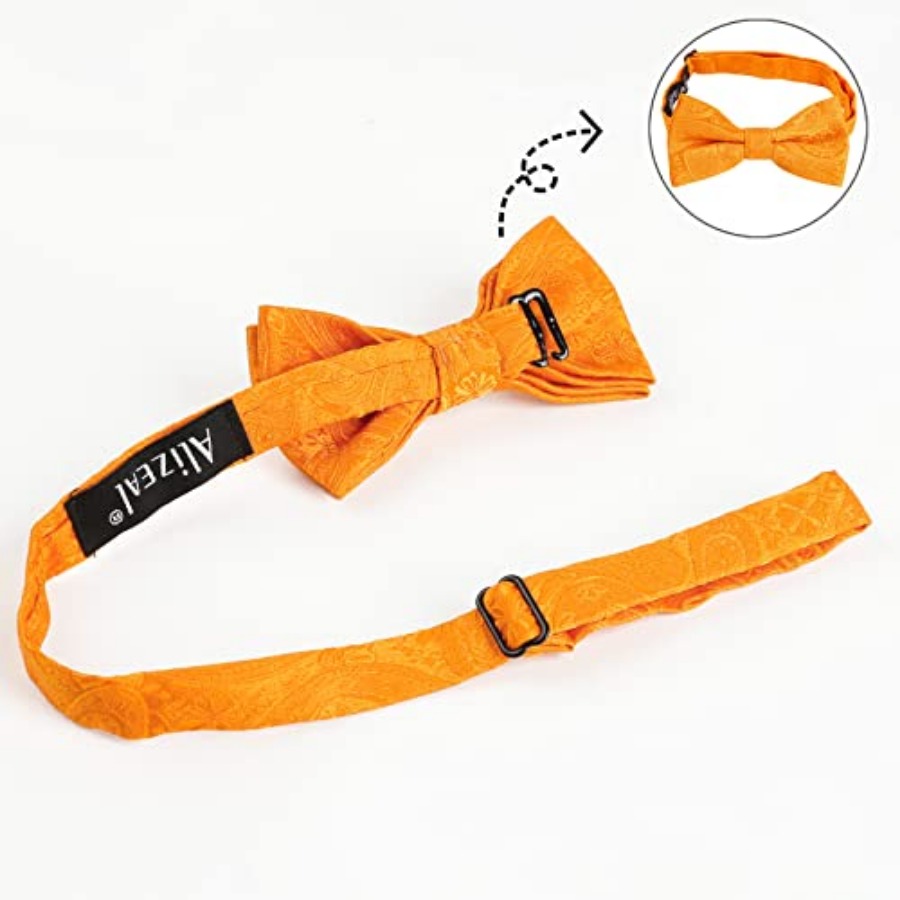Alizeal Boys Classic Paisley A - Bow Tie Pre Tied บทวิจารณ์และราคา