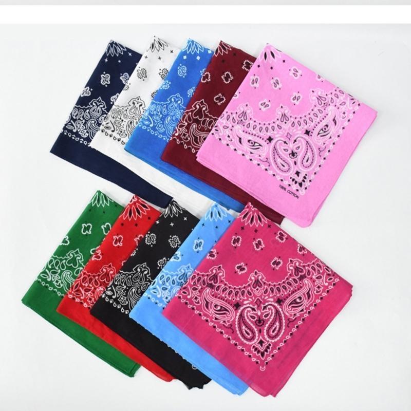 Men Women Neckerchiefs Vintage - Handkerchief Cotton Men บทวิจารณ์และราคา