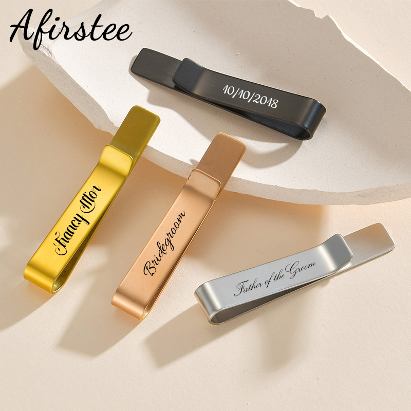 Afirstee Stainless Steel Engra - Tie Bar Set Gift บทวิจารณ์และราคา