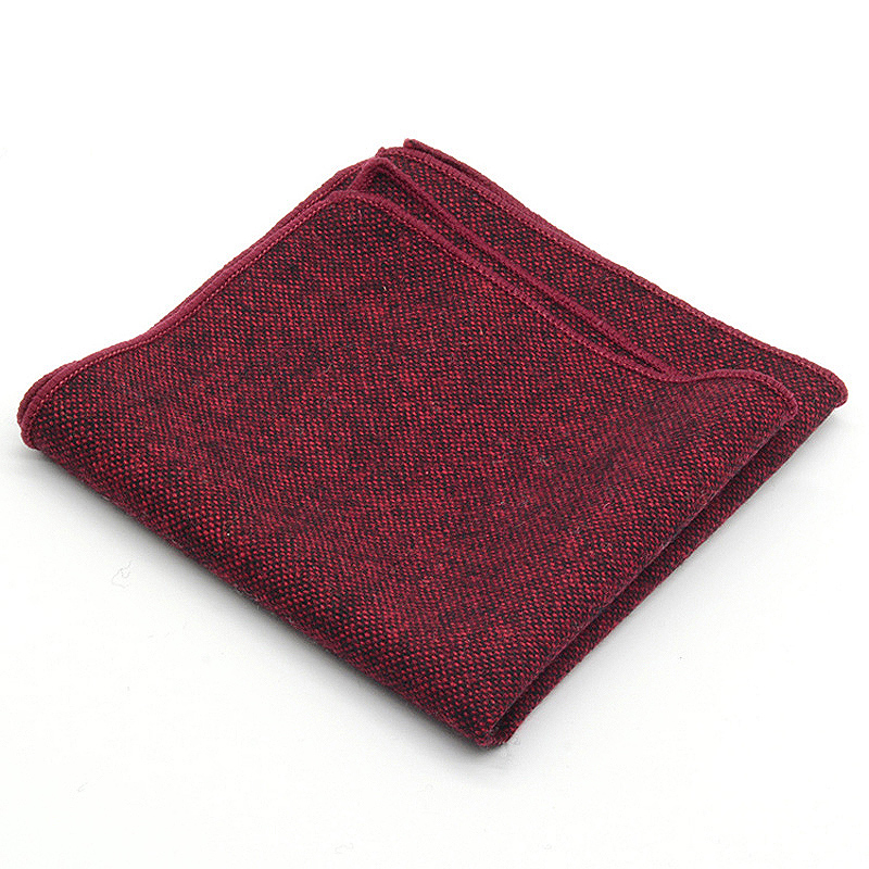 Classic Wool Pocket Square 25C - Pocket Square Set บทวิจารณ์และราคา