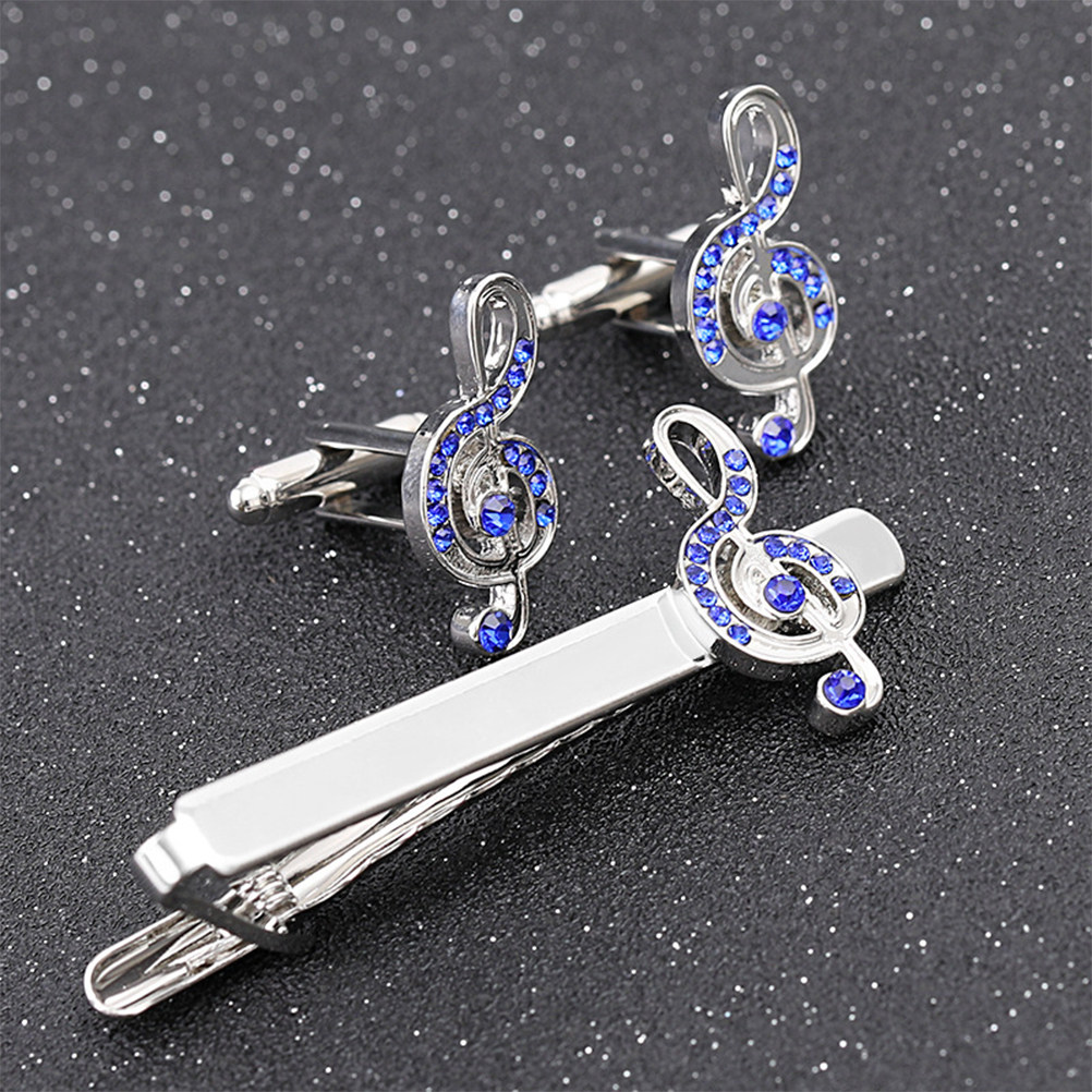 1Set Business Shirt Cufflinks  - Tie Bar Set Gift บทวิจารณ์และราคา
