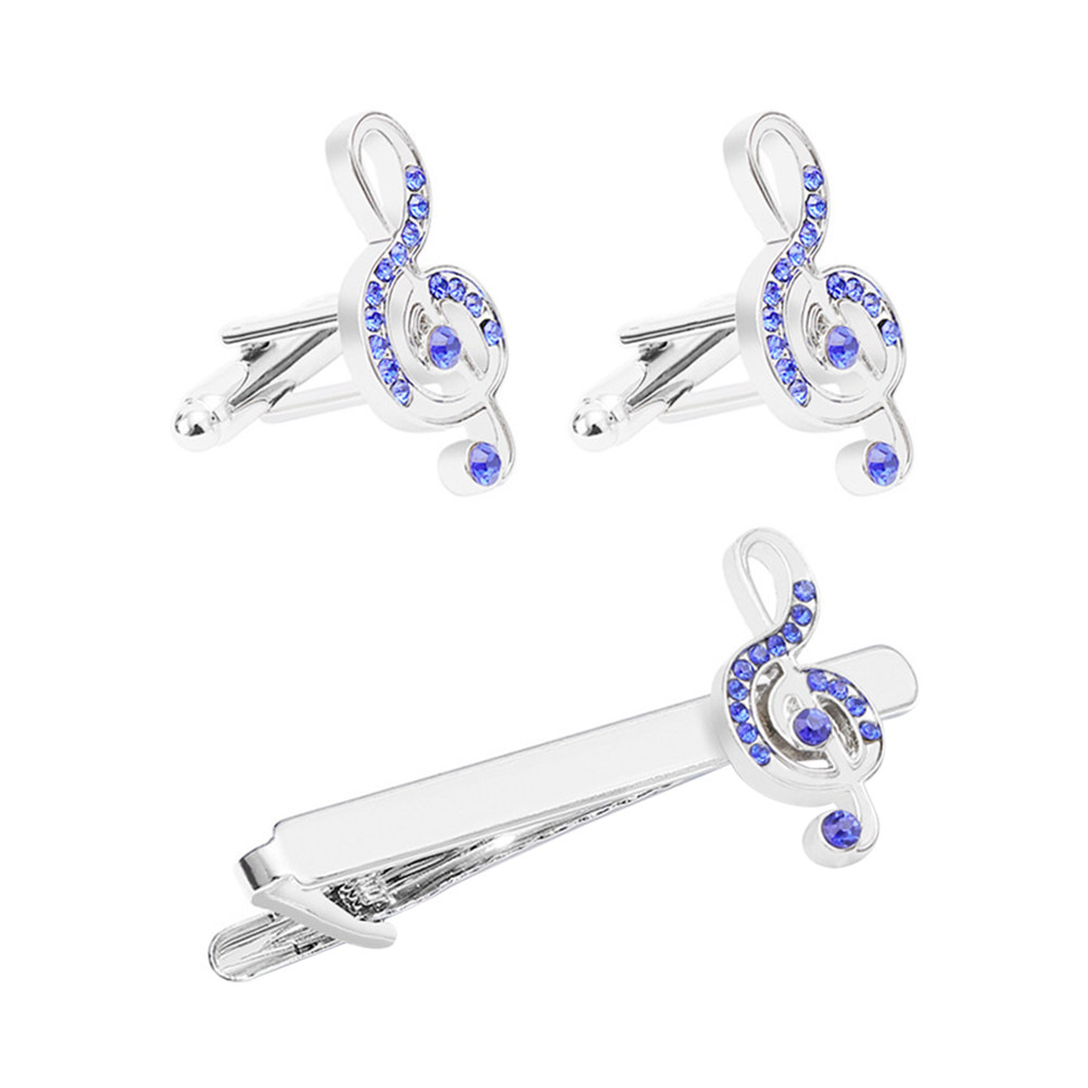 1Set Business Shirt Cufflinks  - Tie Bar Set Gift บทวิจารณ์และราคา
