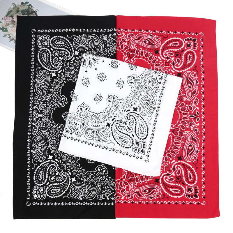 70*70cm Unisex Women 100% Cott - Bandana Cotton บทวิจารณ์และราคา