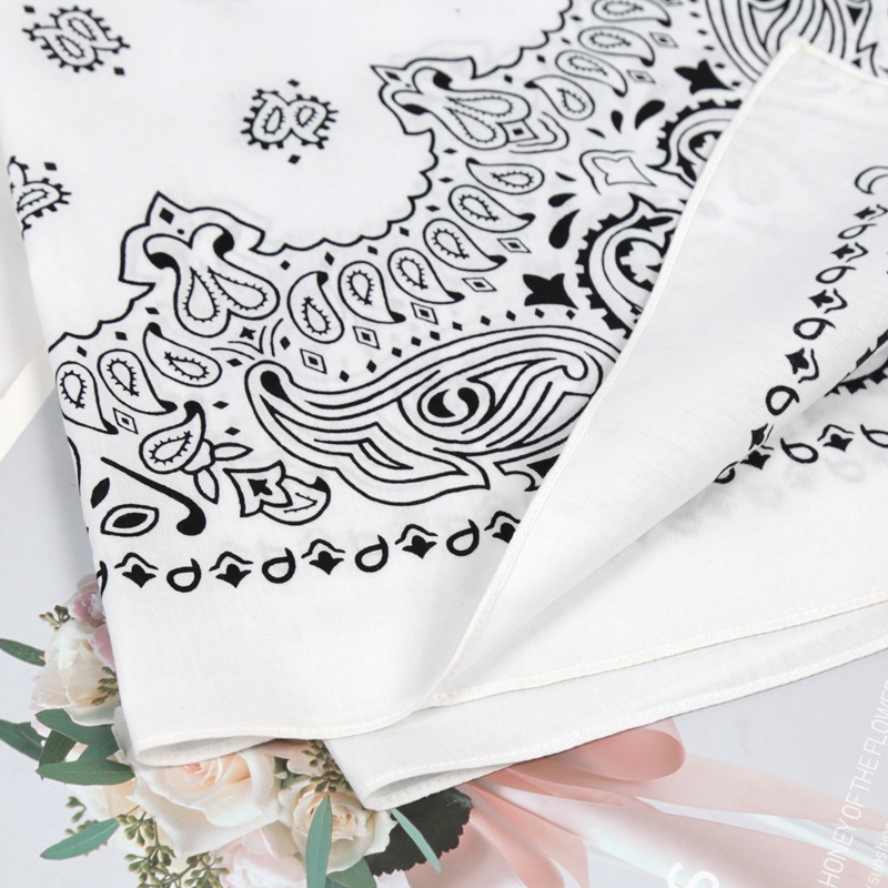 70*70cm Unisex Women 100% Cott - Bandana Cotton บทวิจารณ์และราคา