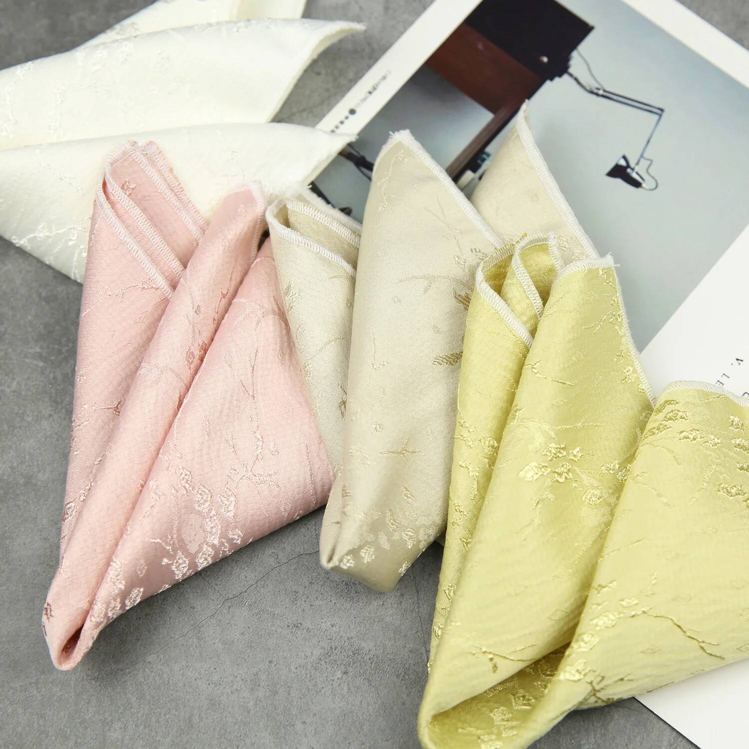 Black White Pocket Square Dark - Pocket Square Set บทวิจารณ์และราคา