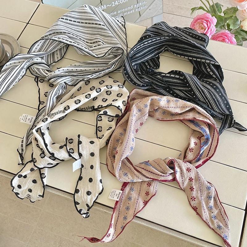 *1Pcs Soft Cotton Linen Triang - Bandana Cotton บทวิจารณ์และราคา