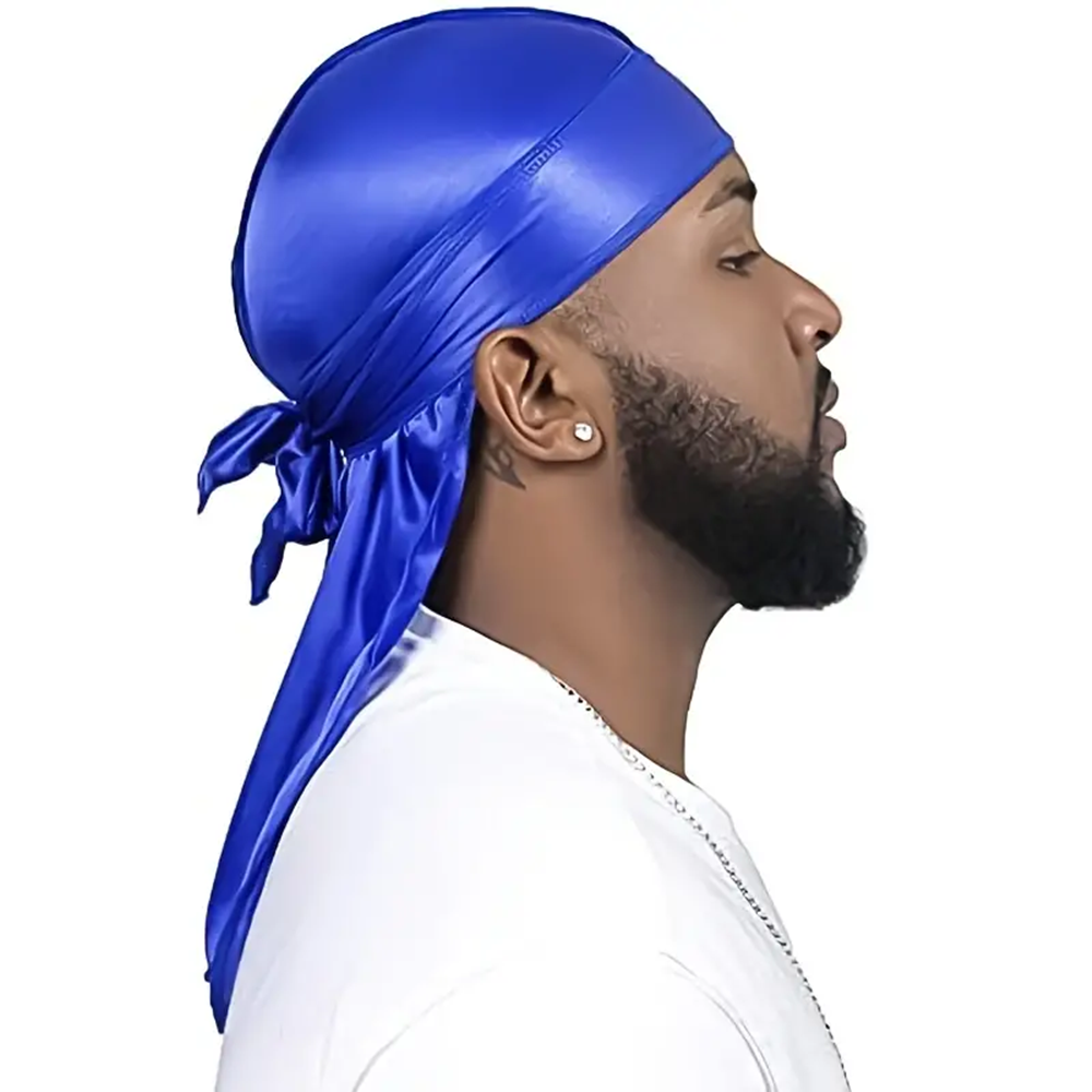 Men's Silk Durag Shower Cap Ba - Bandana Doo Rag บทวิจารณ์และราคา