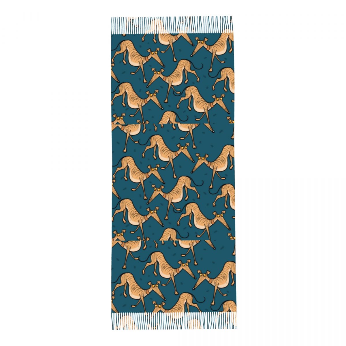 Greyhound Whippet Lurcher Dog  - Pashmina Wrap Large บทวิจารณ์และราคา