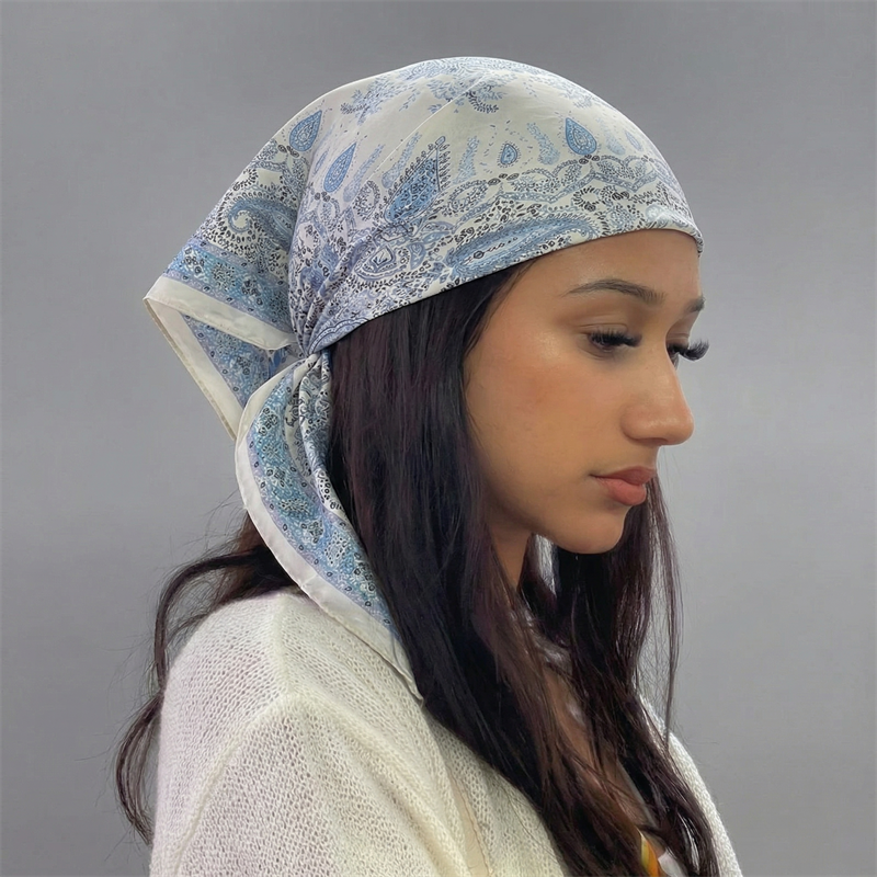 Luxury Printing Silk Square Sc - Scarf Silk Square บทวิจารณ์และราคา