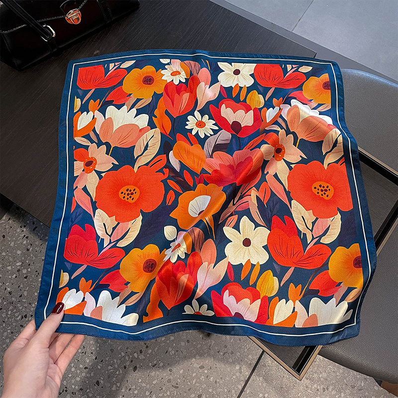 2026 New Spring 100% Pure Silk - Scarf Silk Square บทวิจารณ์และราคา