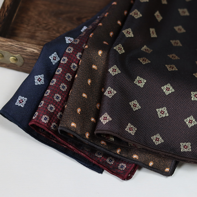 24cm Elegant Brown Pocket Squa - Pocket Square Set บทวิจารณ์และราคา