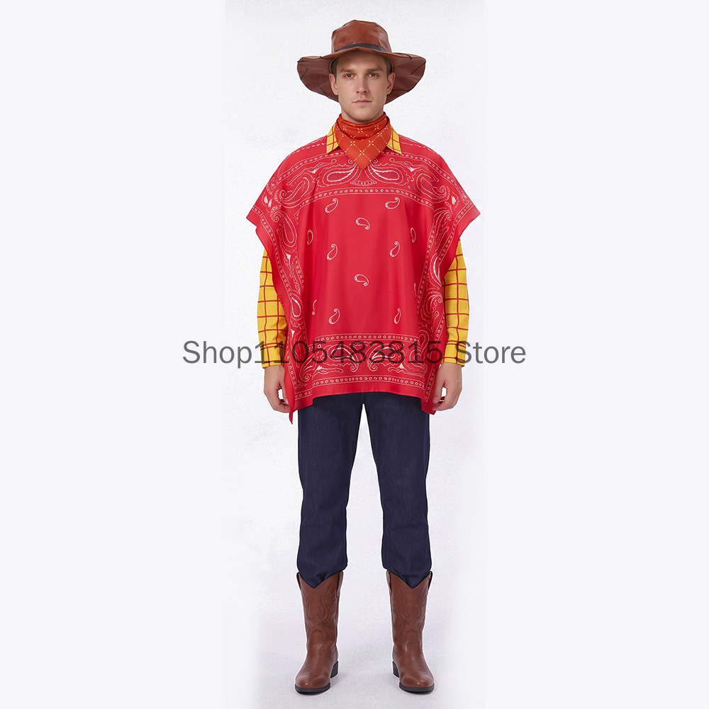Men's Woody Cosplay costume To - Ascot Neck Scarf บทวิจารณ์และราคา