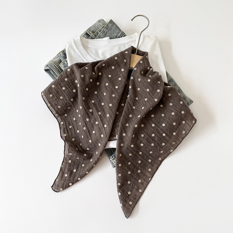 New Solid Color Cotton Linen F - Ascot Neck Scarf บทวิจารณ์และราคา