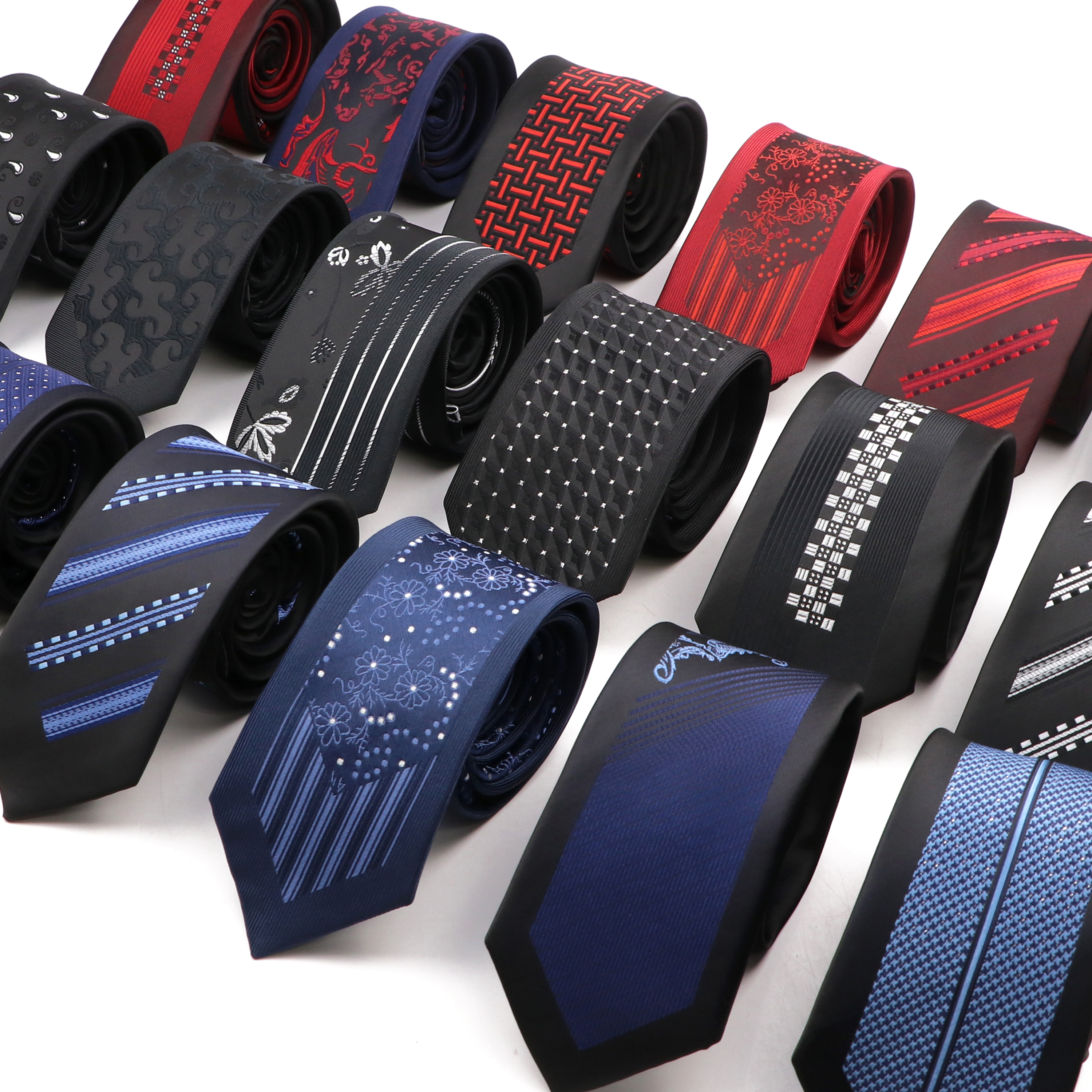 New Slim Ties For Men Luxuriou - Skinny Tie Men บทวิจารณ์และราคา
