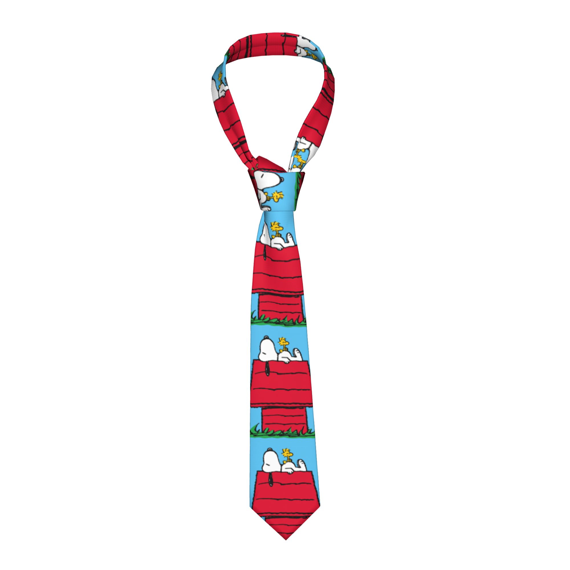 Neckties Snoopy Woodstock Dogh - Skinny Tie Men บทวิจารณ์และราคา