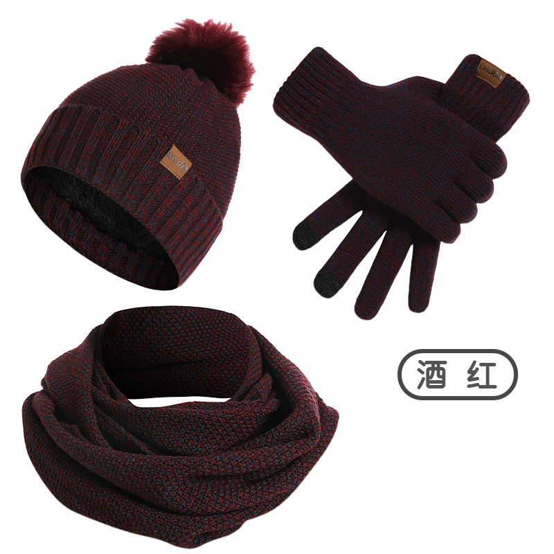Women Winter 3Pcs Fleece Lined - Infinity Scarf Knit บทวิจารณ์และราคา