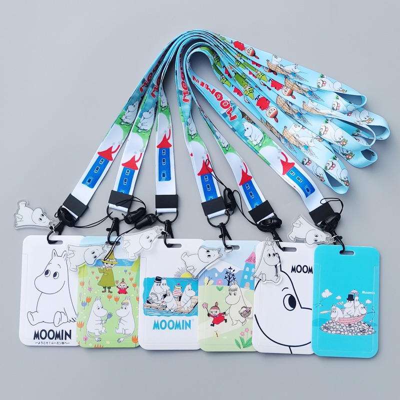 Moomin Cartoon Hard Card Holde - Lanyard Badge Holder บทวิจารณ์และราคา