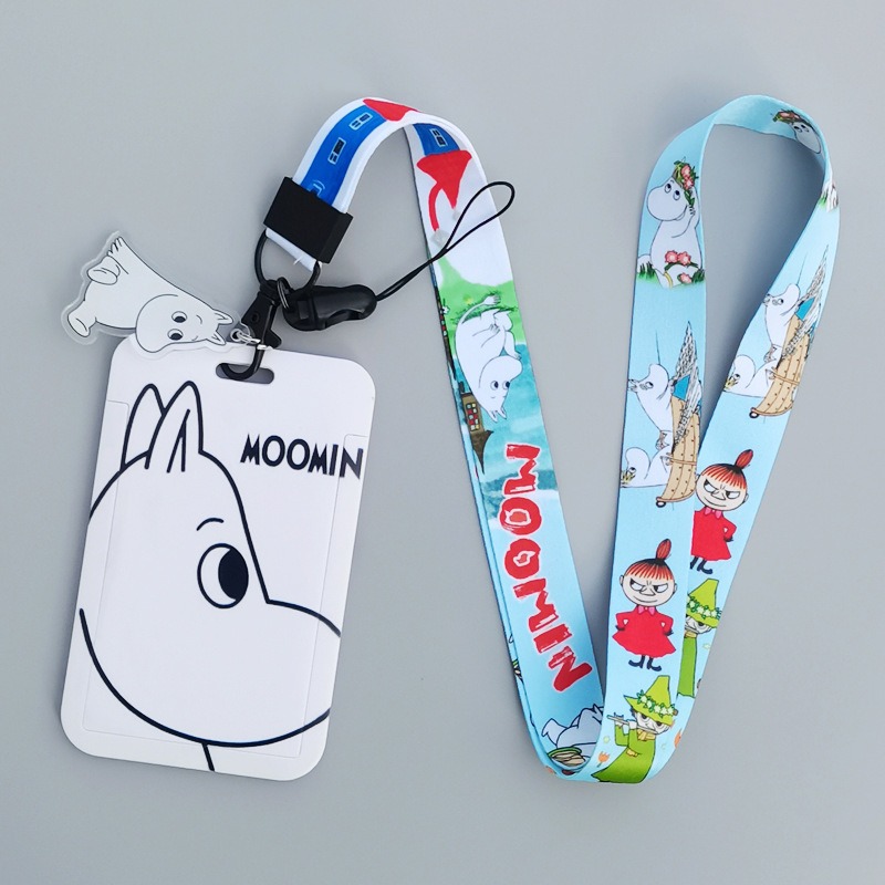 Moomin Cartoon Hard Card Holde - Lanyard Badge Holder บทวิจารณ์และราคา