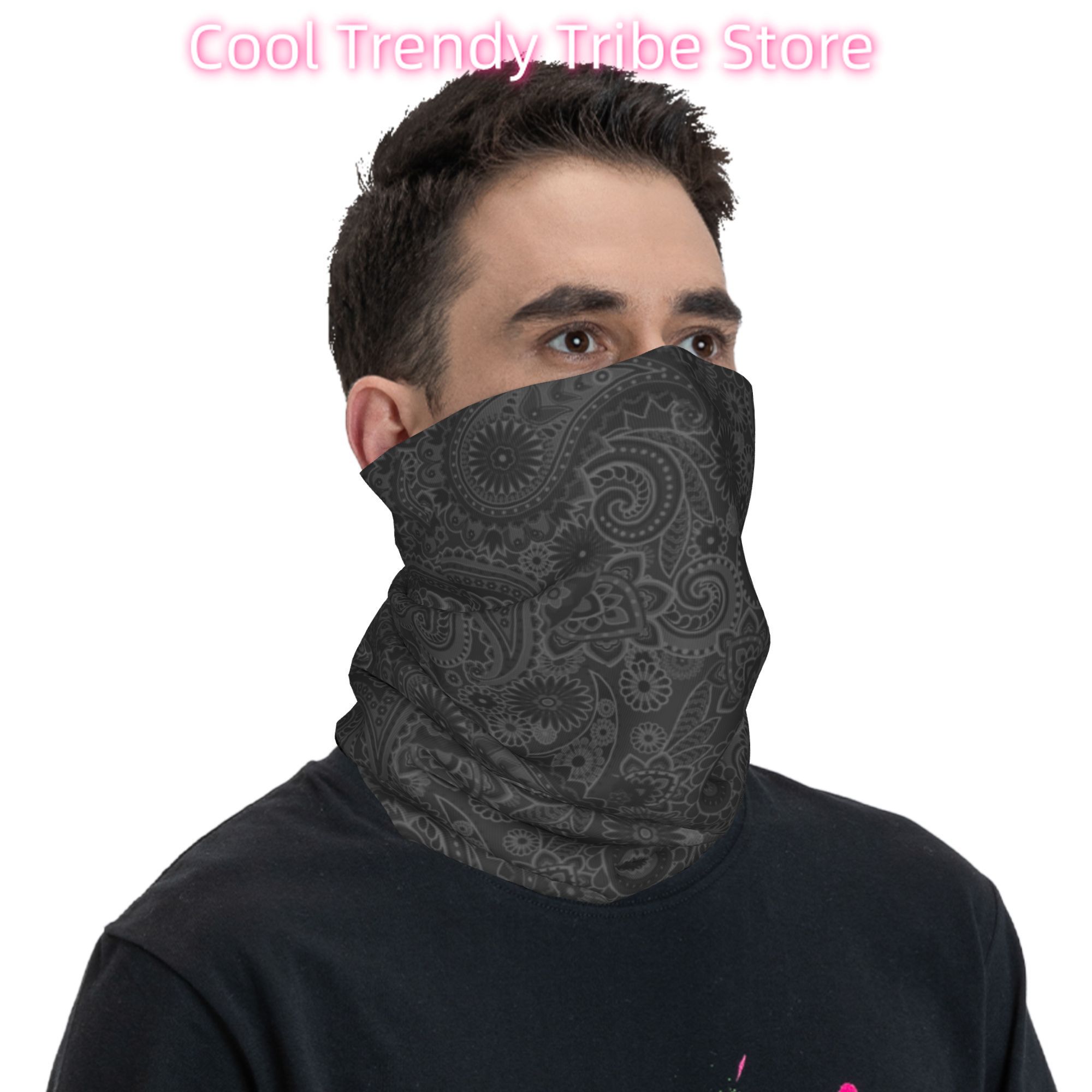 Custom Paisley Chicano Bandana - Neck Warmer Tube บทวิจารณ์และราคา