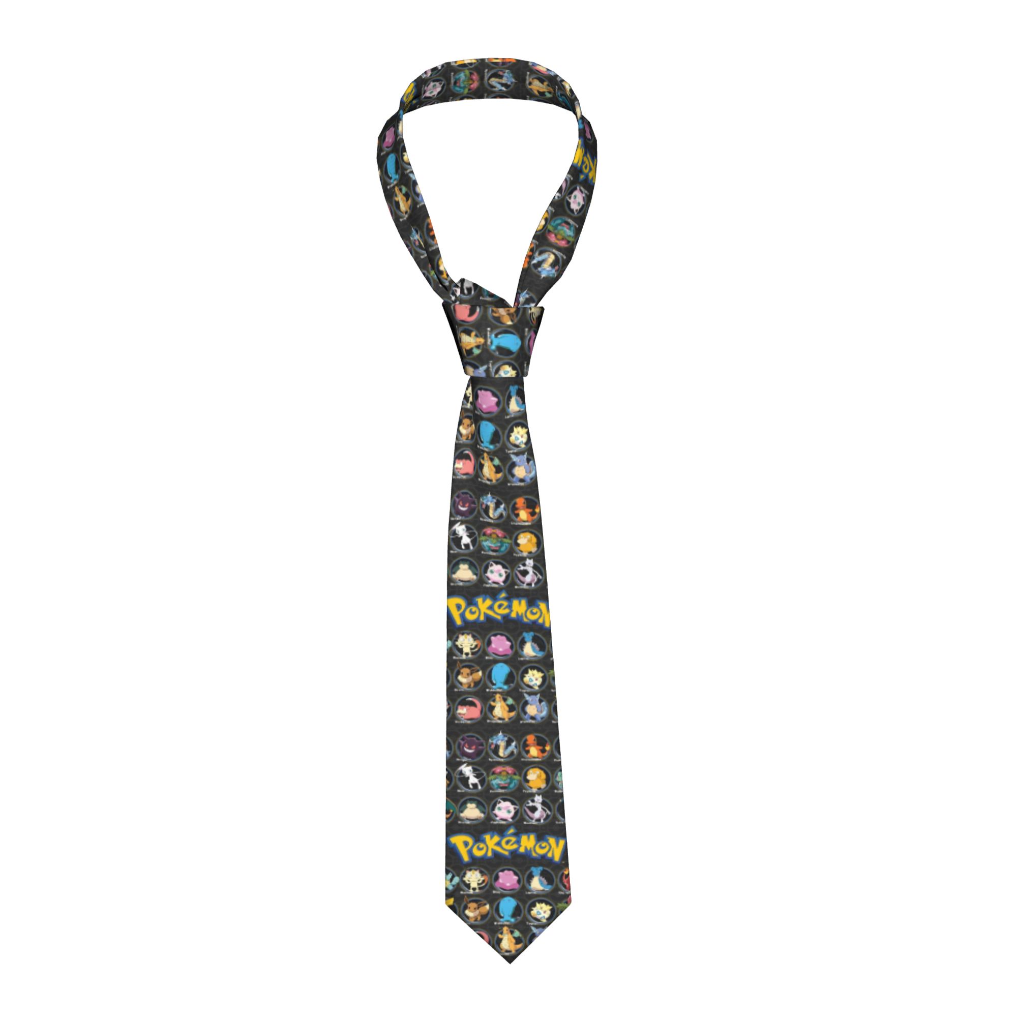 Cartoon Pokemon Characters Nec - Skinny Tie Men บทวิจารณ์และราคา