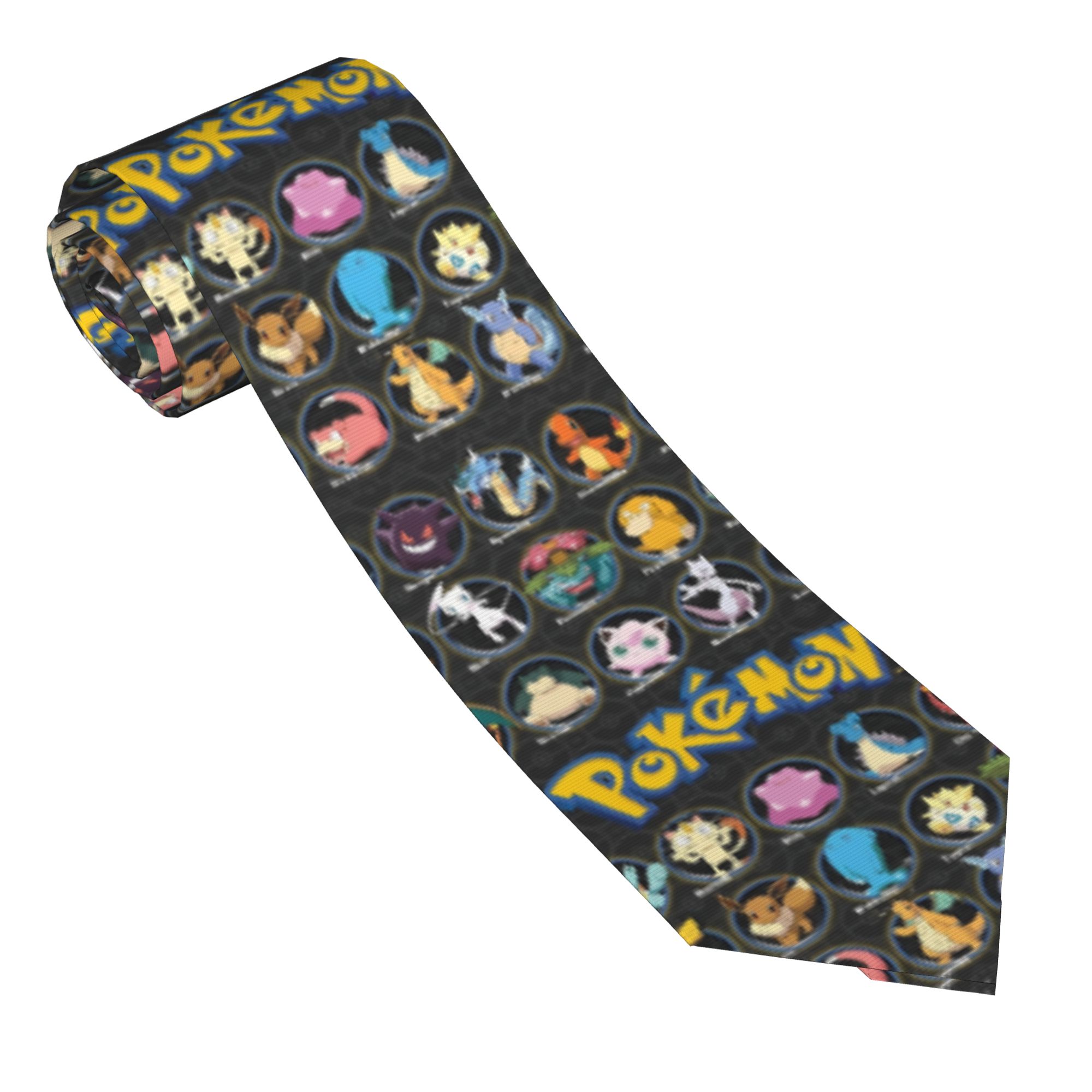 Cartoon Pokemon Characters Nec - Skinny Tie Men บทวิจารณ์และราคา