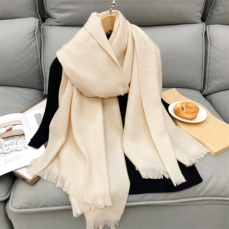 Winter Scarf for Women Cashmer - Woven Scarf Blanket บทวิจารณ์และราคา