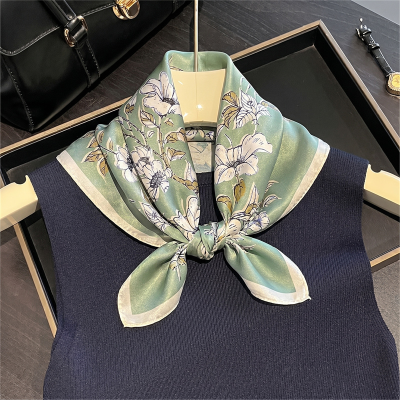 100% Mulberry Silk Scarf Fresh - Ascot Neck Scarf บทวิจารณ์และราคา