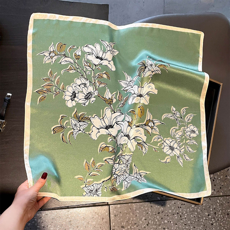 100% Mulberry Silk Scarf Fresh - Ascot Neck Scarf บทวิจารณ์และราคา