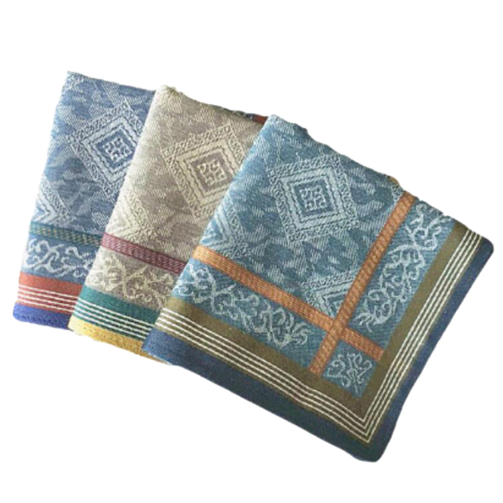 3pcs Mens Plaid Wedding Handke - Handkerchief Cotton Men บทวิจารณ์และราคา