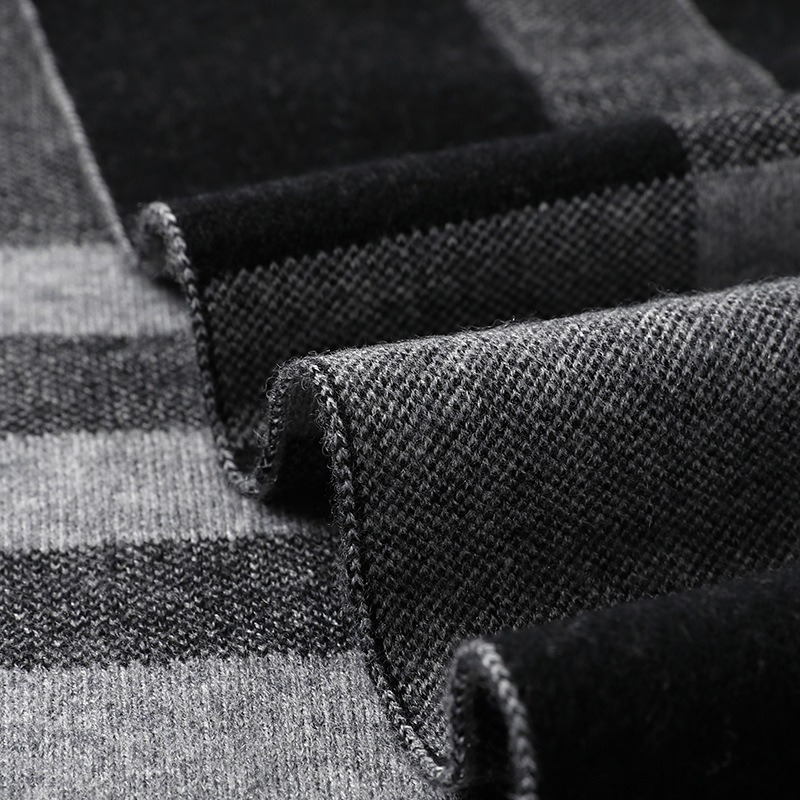 Luxury Scarf Man Winter Warm W - Muffler Men Wool บทวิจารณ์และราคา