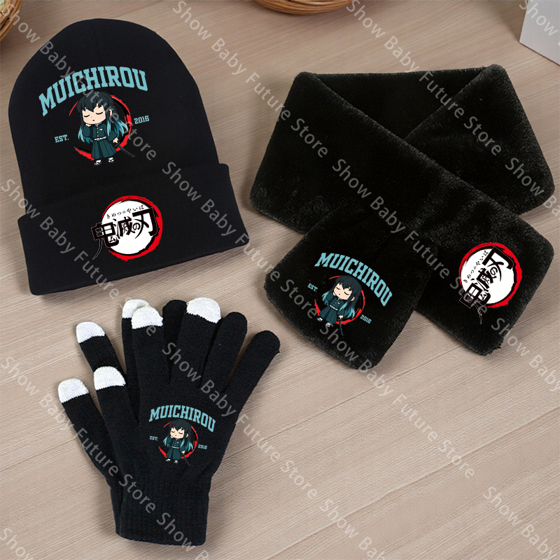 Boys Winter Scarf Knitted Hats - Infinity Scarf Knit บทวิจารณ์และราคา