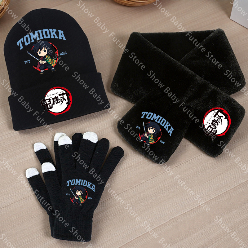 Boys Winter Scarf Knitted Hats - Infinity Scarf Knit บทวิจารณ์และราคา