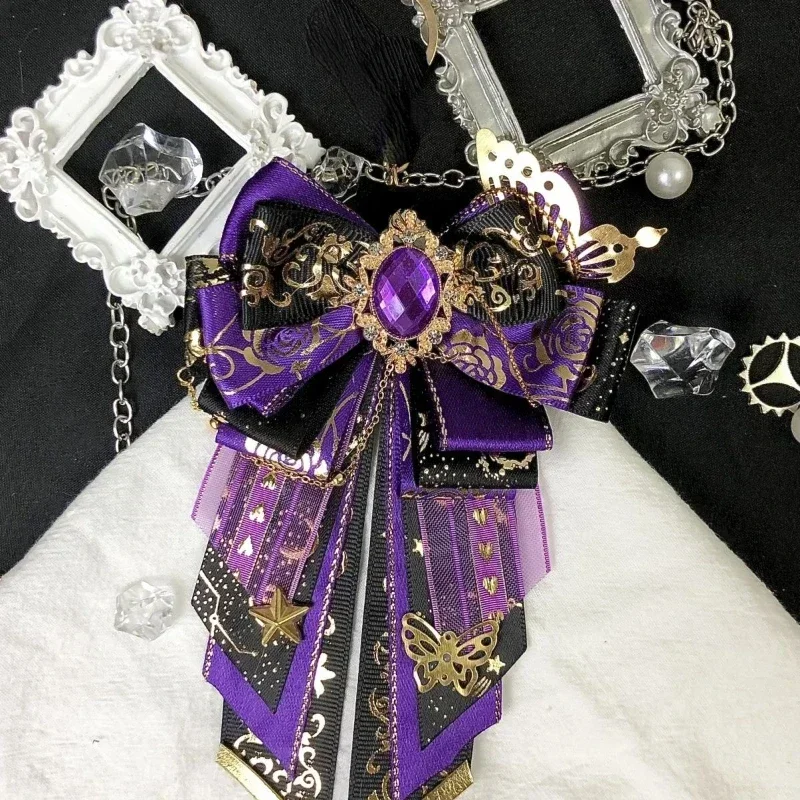 Vintage Lolita Luxury Bow Musi - Tie Bar Set Gift บทวิจารณ์และราคา